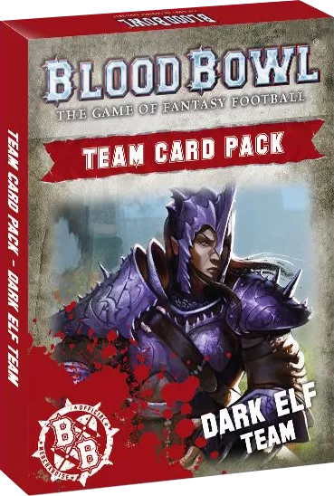 Blood Bowl: Dark Elf Team Card Pack Miniatures Games Workshop