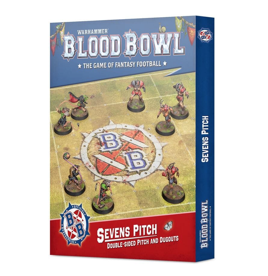 Blood Bowl: Sevens Pitch: Double-sided Pitch and Dugouts Miniatures Games Workshop 