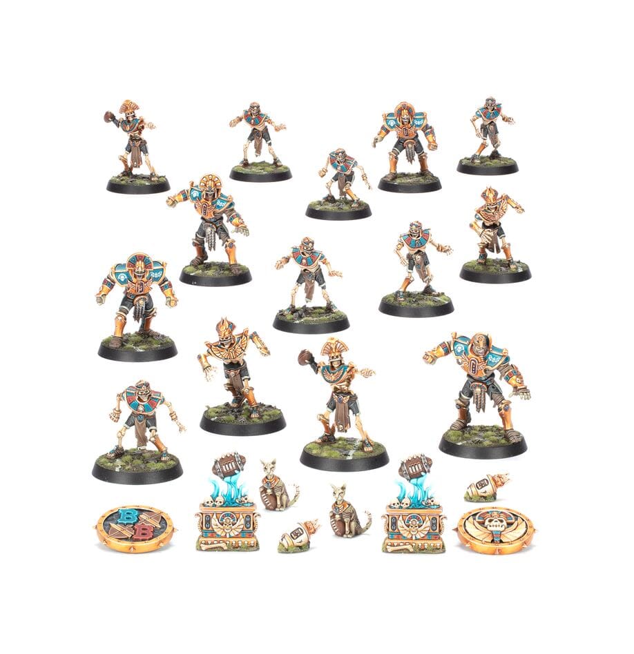 Blood Bowl: Tomb Kings Team – The Nehekhara Nightmares Miniatures Games Workshop 