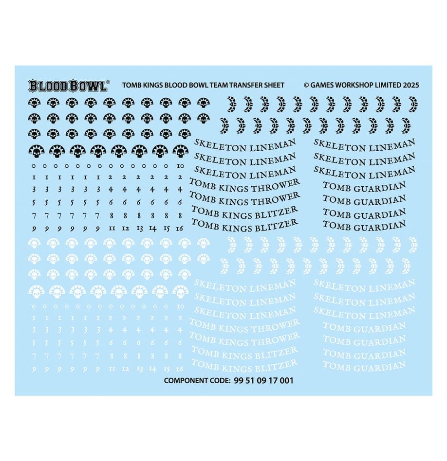 Blood Bowl: Tomb Kings Team – The Nehekhara Nightmares Miniatures Games Workshop 