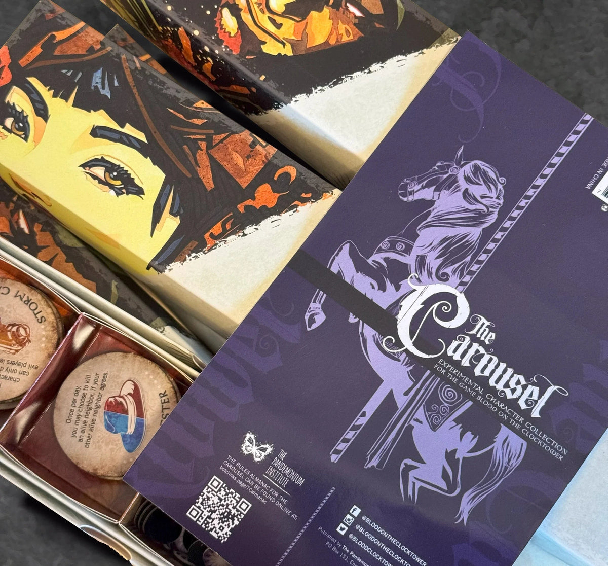 Blood On The Clocktower - The Carousel - Experimental Character Collection Party Games The Pandemonium Institute 