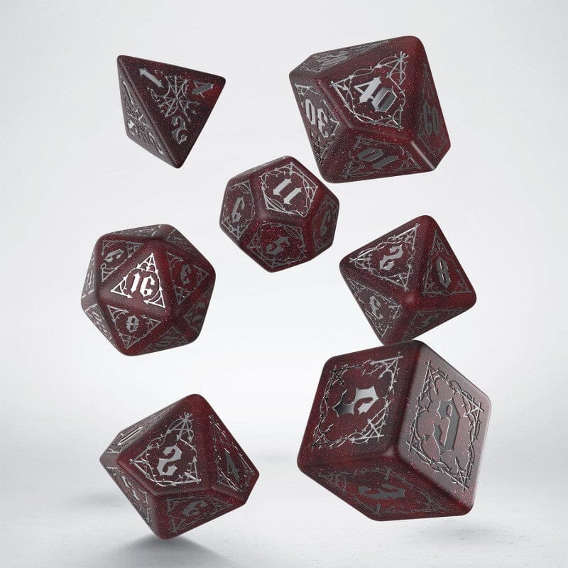 Bloodsucker Dice Set Dice Sets & Games Q Workshop Scarlet