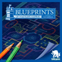 Blueprints of Mad King Ludwig [Damage] Board Games Bezier Games 