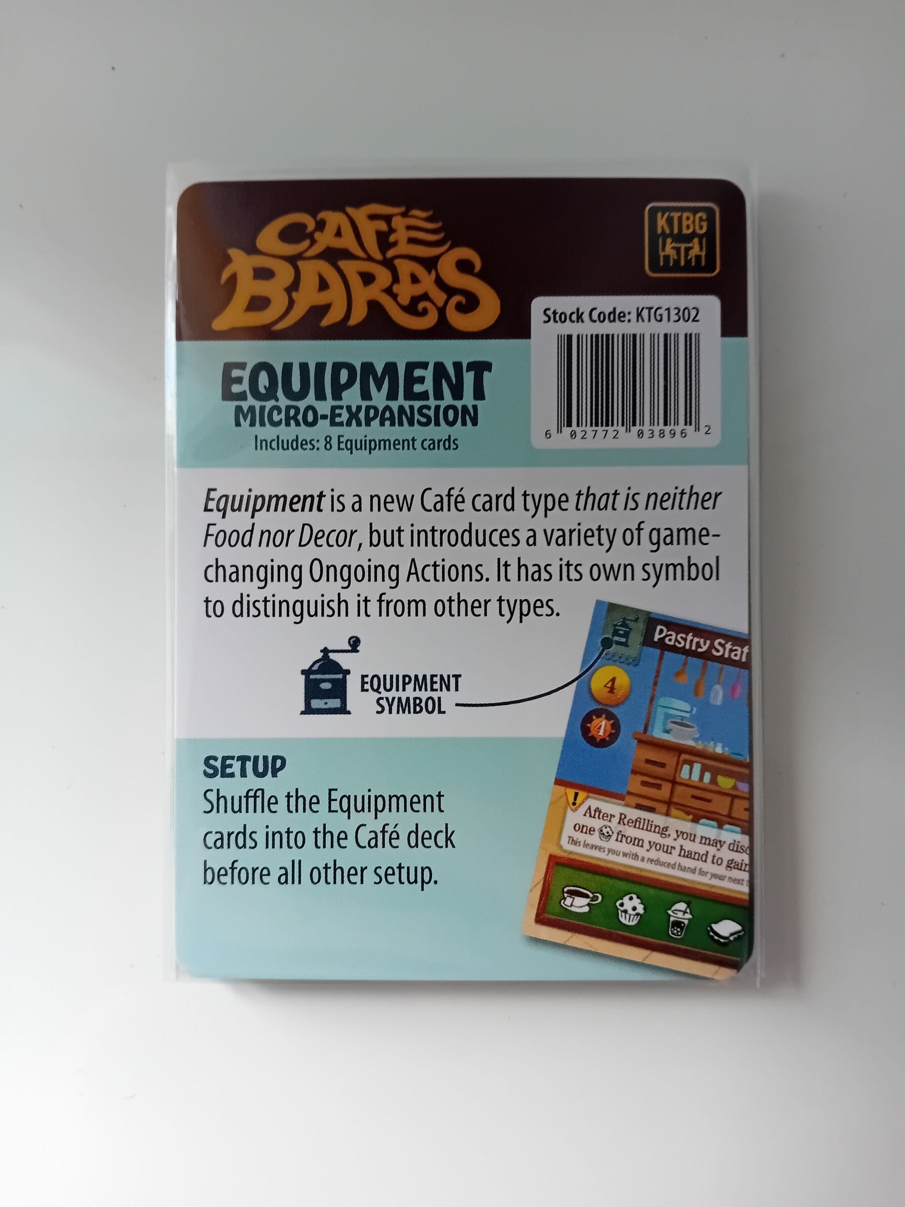 Café Baras - set collection tableau card game Board Games Kids Table BG