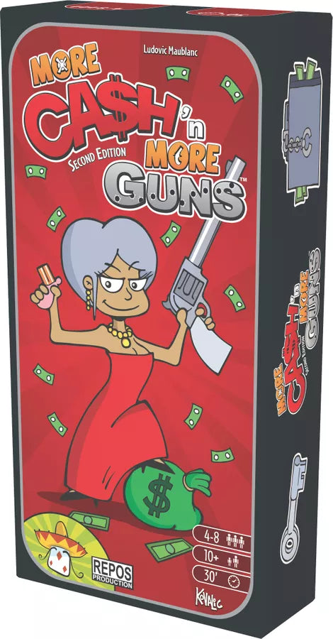 Ca$h 'n Guns: Second Edition – More Ca$h 'n More Guns Party Games Repos