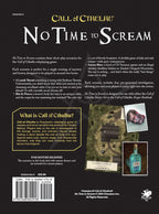 Call of Cthulhu: No Time to Scream RPG Chaosium
