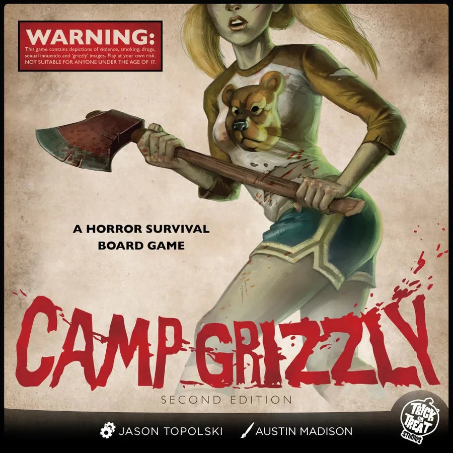Camp Grizzly Second Edition Board Games Trick or Treat Studios 