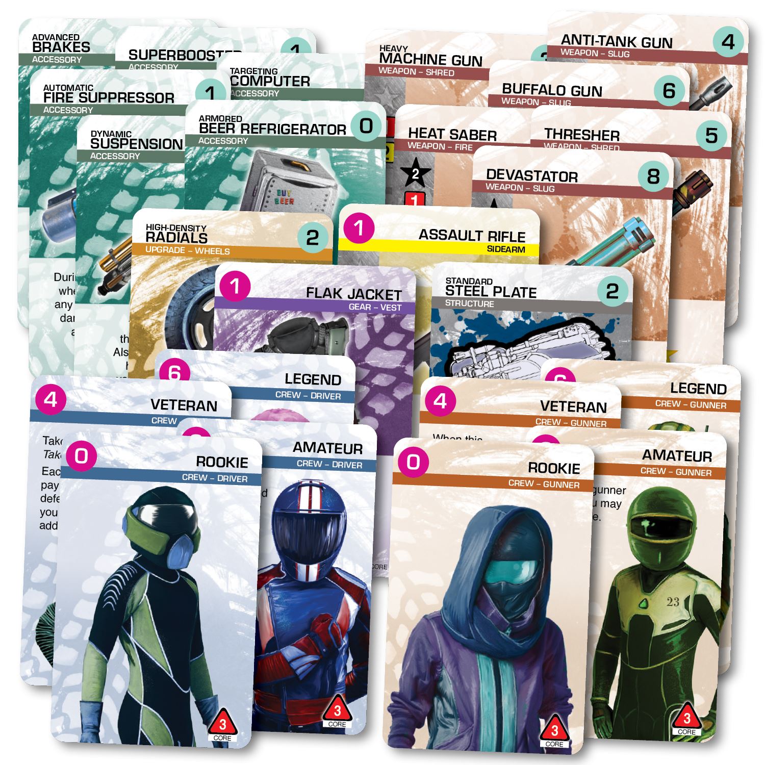 Car Wars (Sixth Edition): 2-Player Starter Set (Orange/Purple) Miniatures Steve Jackson Games