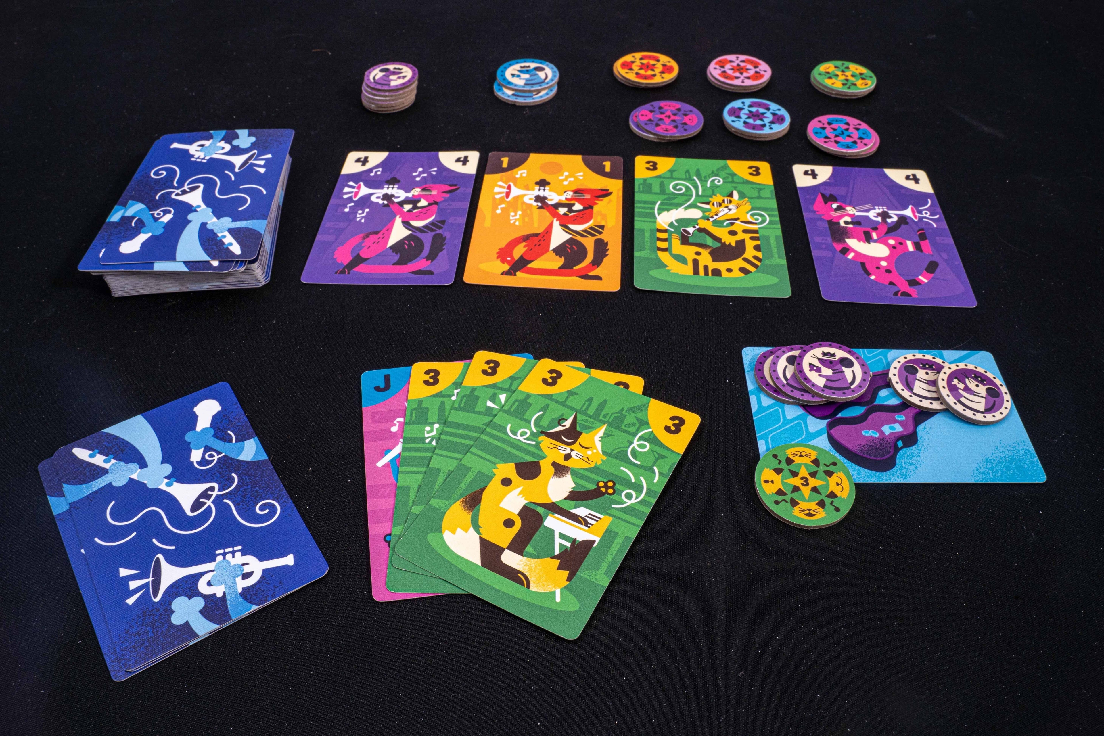 Cat Blues: The Big Gig Card Games Bitewing Games