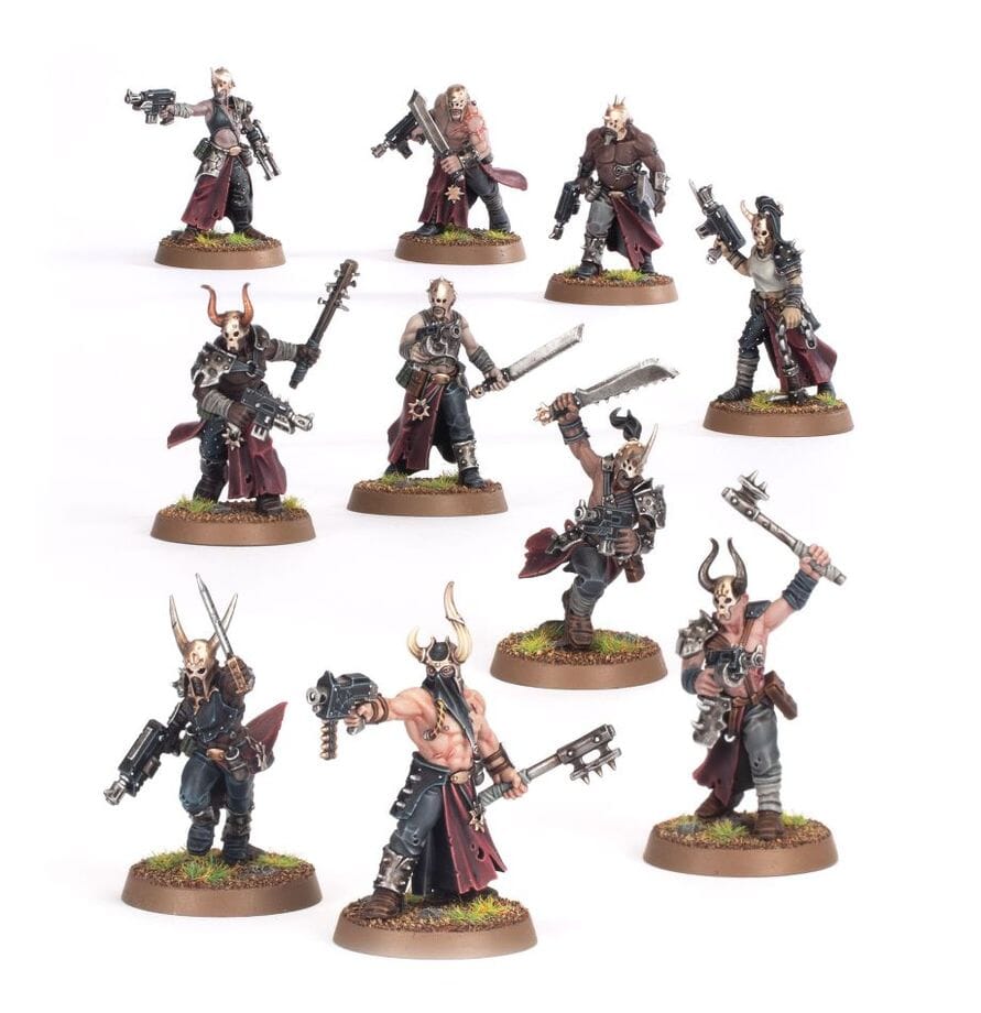 Chaos Space Marines: Chaos Cultists Miniatures Games Workshop 