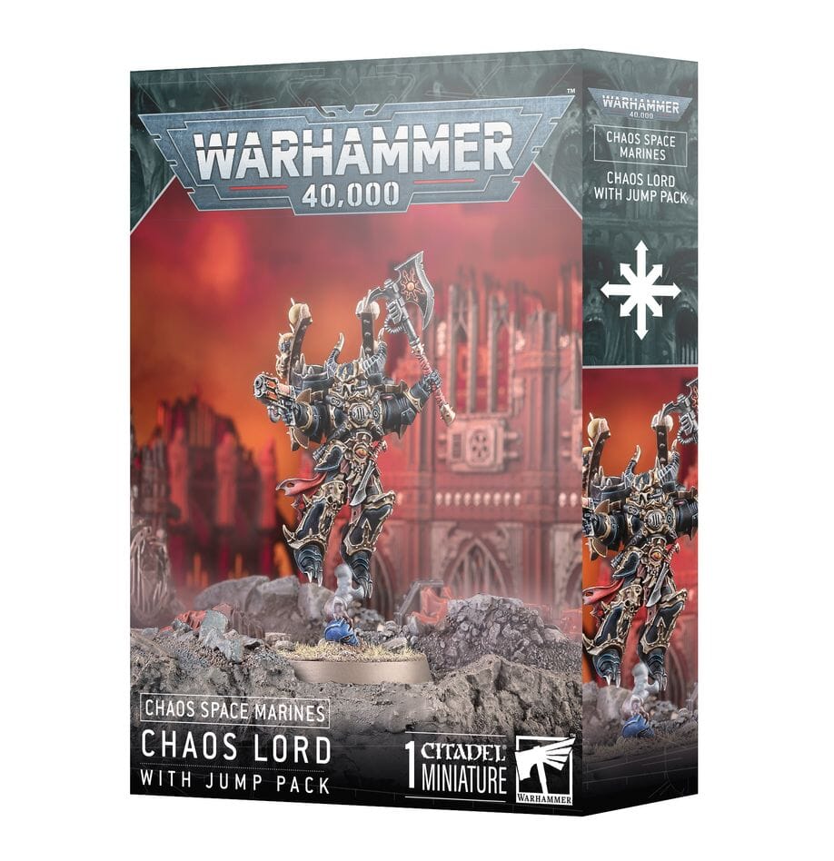 Chaos Space Marines Chaos Lord with Jump Pack (2024) Miniatures Games Workshop