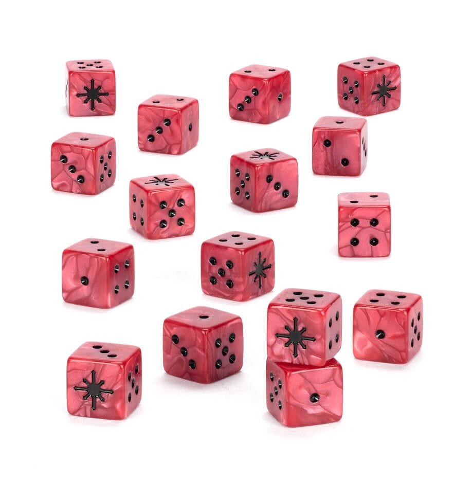 Chaos Space Marines Dice (2024) Dice Sets & Games Games Workshop