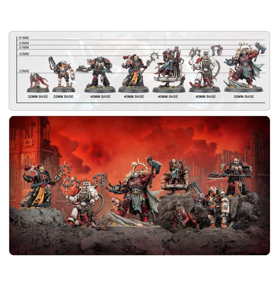 Chaos Space Marines: Huron Blackheart and the Masters of the Maelstrom Miniatures Games Workshop 