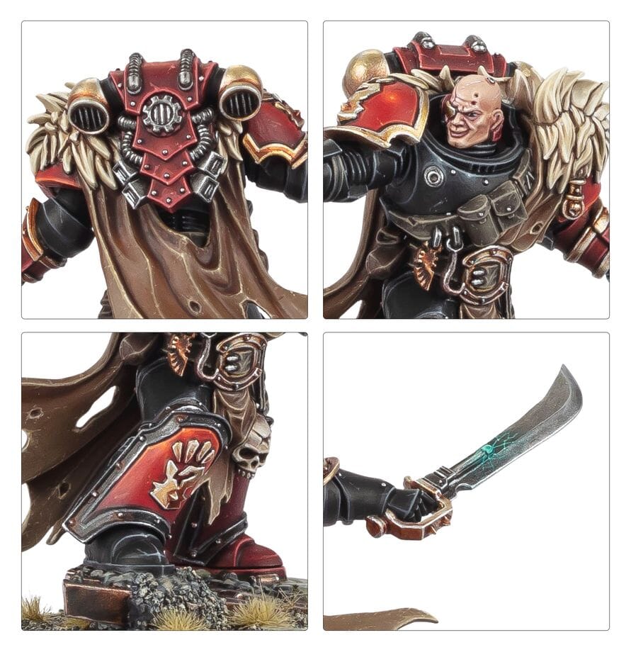 Chaos Space Marines: Red Corsairs Reave-Captain Miniatures Games Workshop 