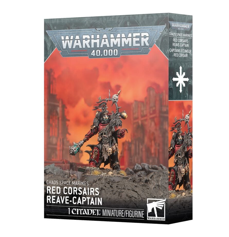 Chaos Space Marines: Red Corsairs Reave-Captain Miniatures Games Workshop 
