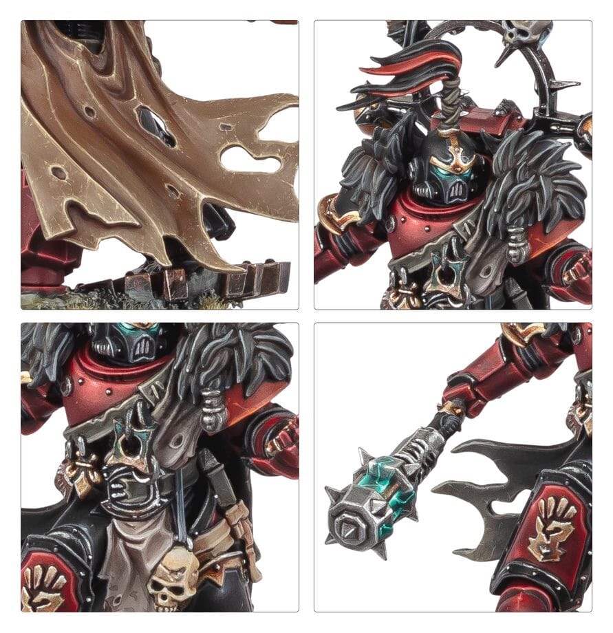 Chaos Space Marines: Red Corsairs Reave-Captain Miniatures Games Workshop 