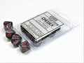 Chessex - 10D10 - Velvet - Black/Red Dice Sets & Games CHESSEX 
