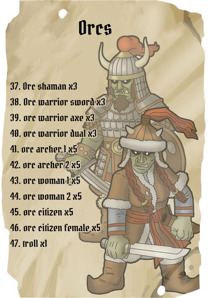 Chronica Paper Legends Issue 1 - Paper Miniatures RPG NEET Games