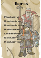 Chronica Paper Legends Issue 1 - Paper Miniatures RPG NEET Games