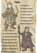 Chronica Paper Legends Issue 1 - Paper Miniatures RPG NEET Games