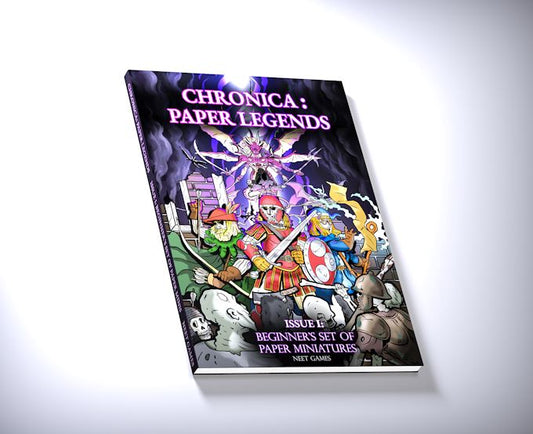 Chronica Paper Legends Issue 1 - Paper Miniatures RPG NEET Games 