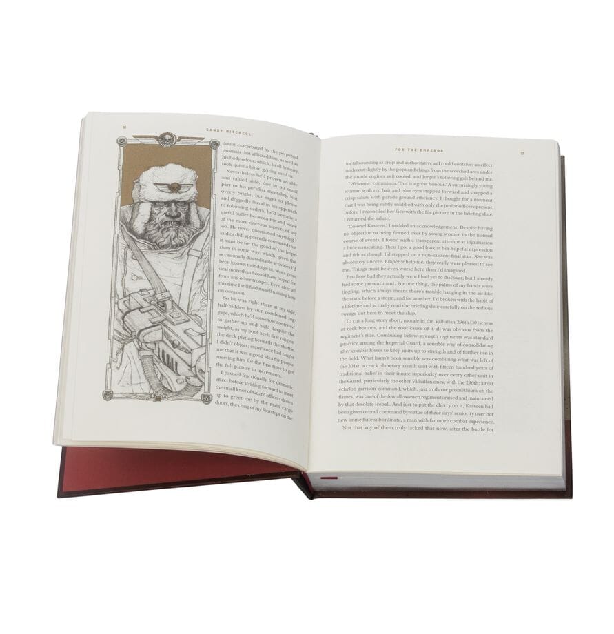 Ciaphas Cain: For the Emperor – Illustrated and Annotated Edition (Hardback) Novel Games Workshop 