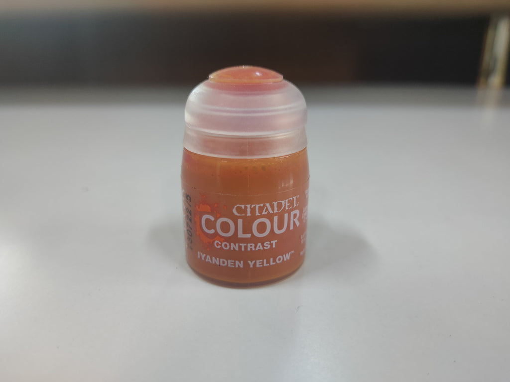 Citadel Contrast Paint 18ml: Iyanden Yellow Paint Games Workshop
