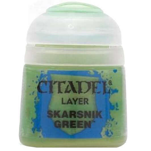 Citadel Layer Paint 12ml: Skarsnik Green Paint Games Workshop