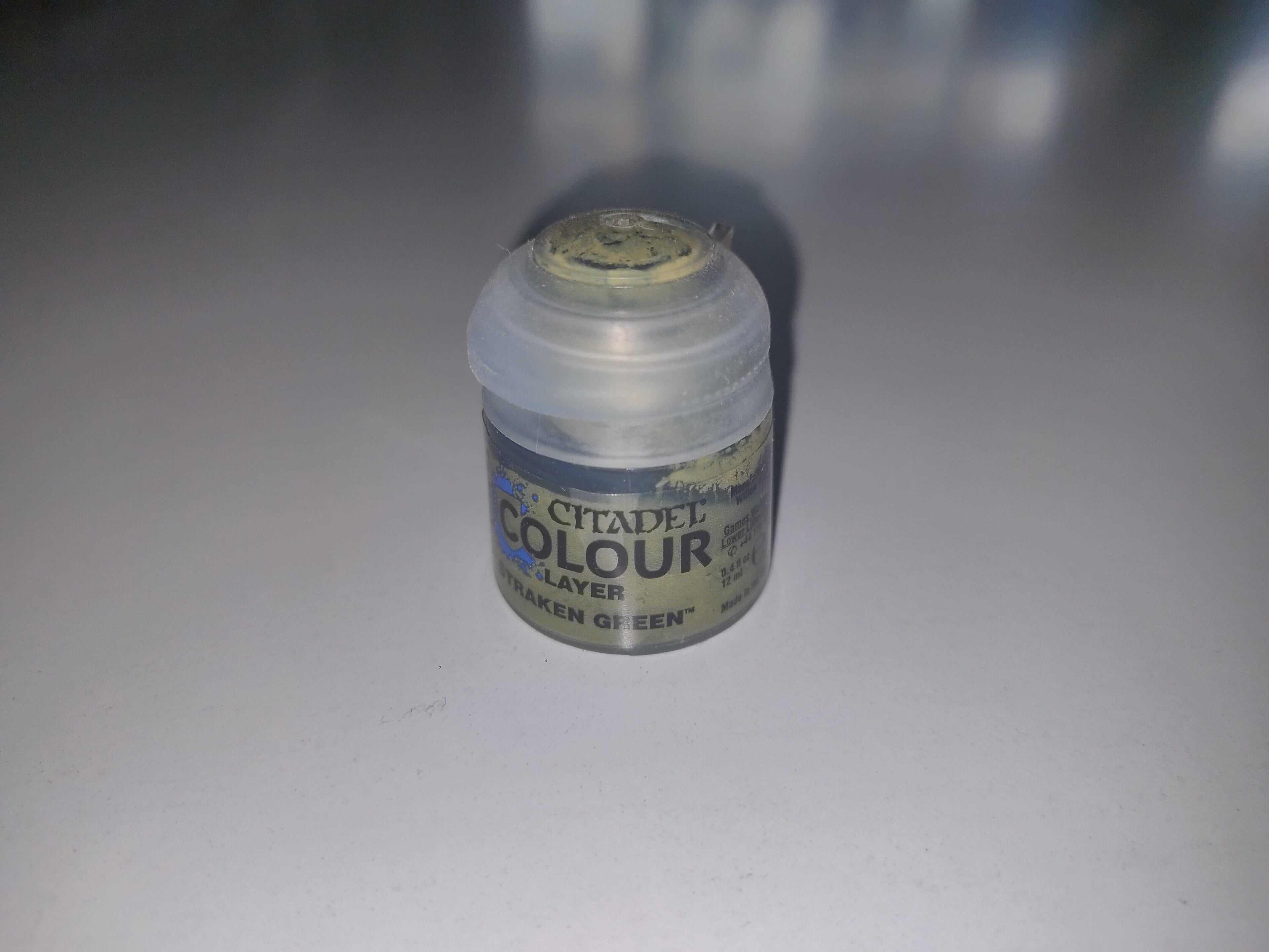 Citadel Layer Paint 12ml: Straken Green Paint Games Workshop