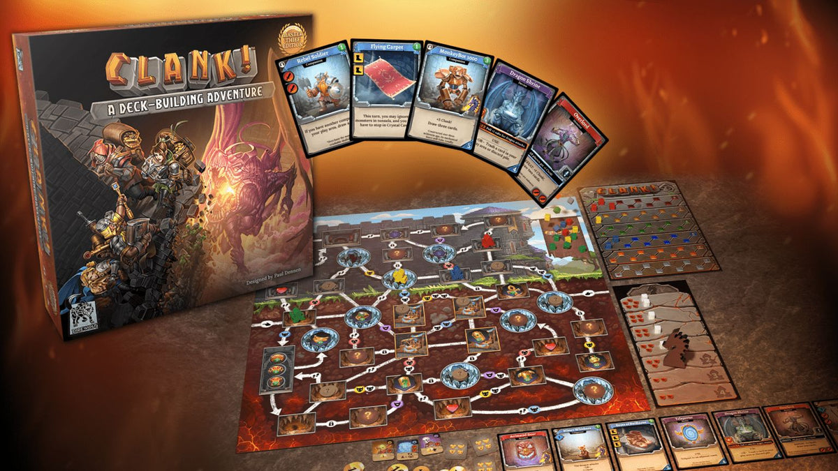 Clank!: A Deck-Building Adventure: Master Thief Edition Board Games Dire Wolf Games 
