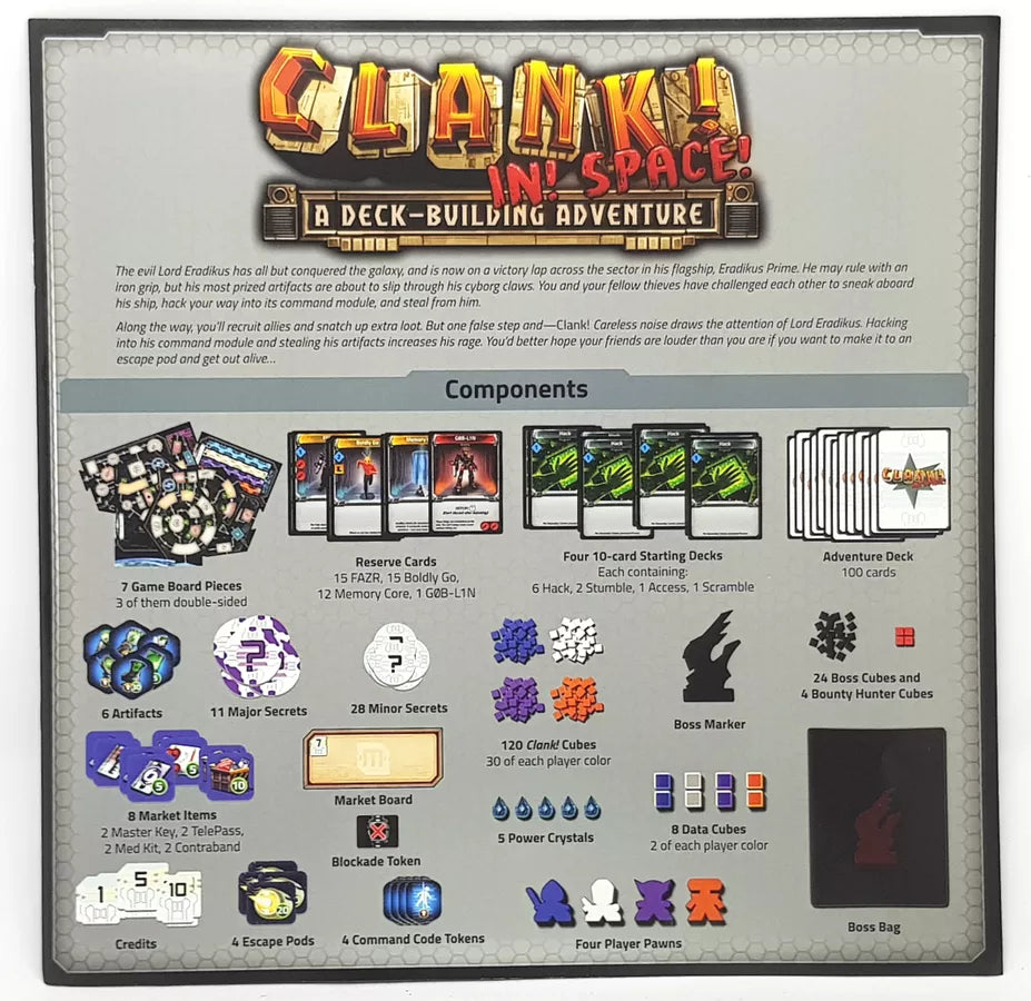 Clank! In! Space!: A Deck-Building Adventure Board Games Renegade Games Studios