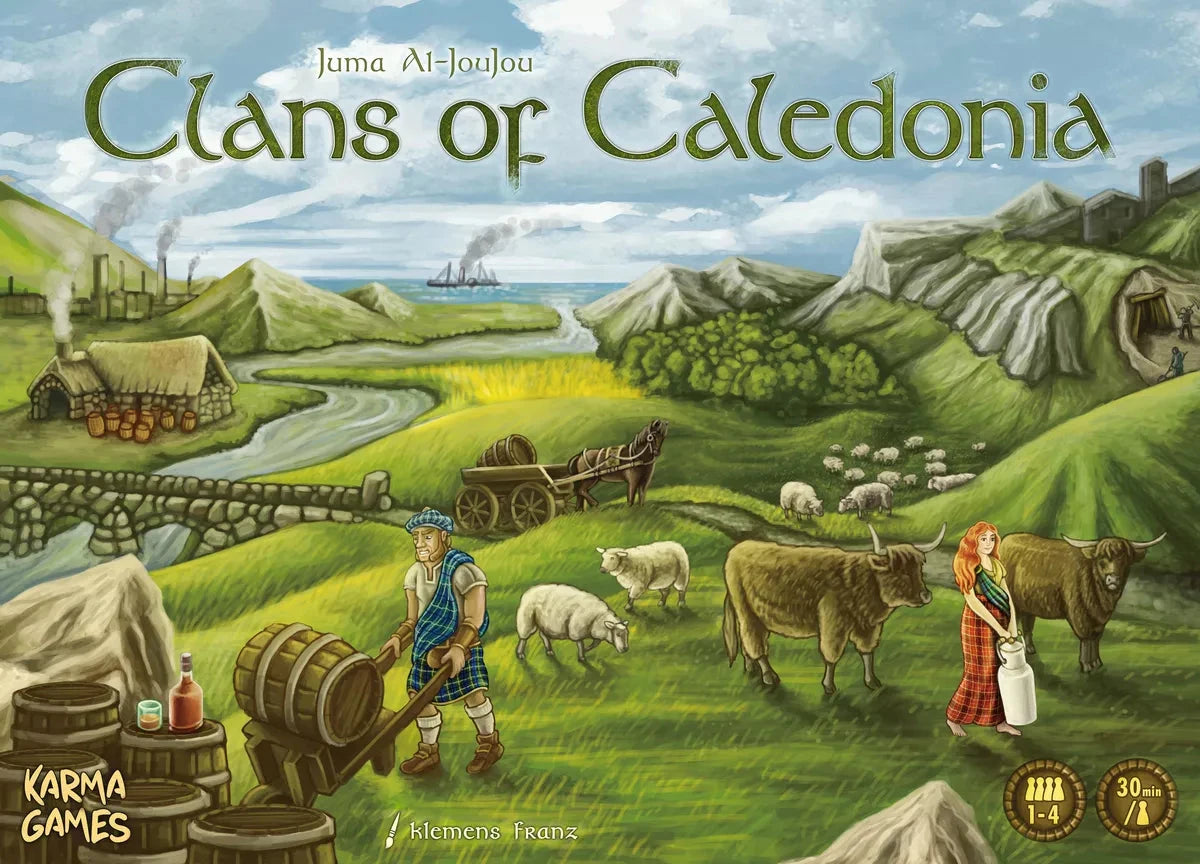 Clans of Caledonia Board Games Karma Games 