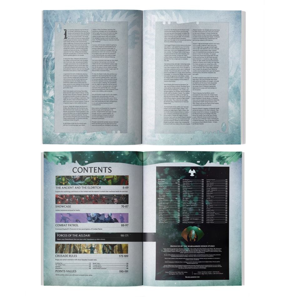 Codex: Aeldari (10th Edition) Rulebook Games Workshop