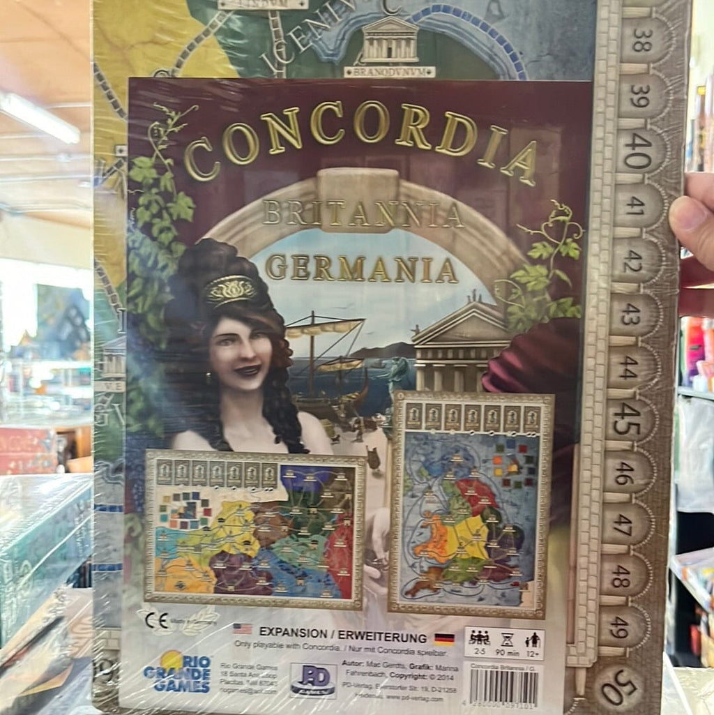 Concordia: Britannia and Germania Expansion Board Game Alliance