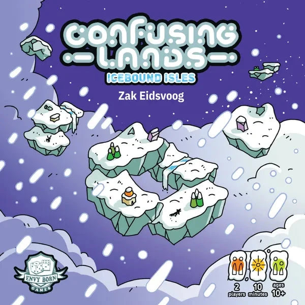 Confusing Lands: Icebound Isles Board Games Envy Born Games 