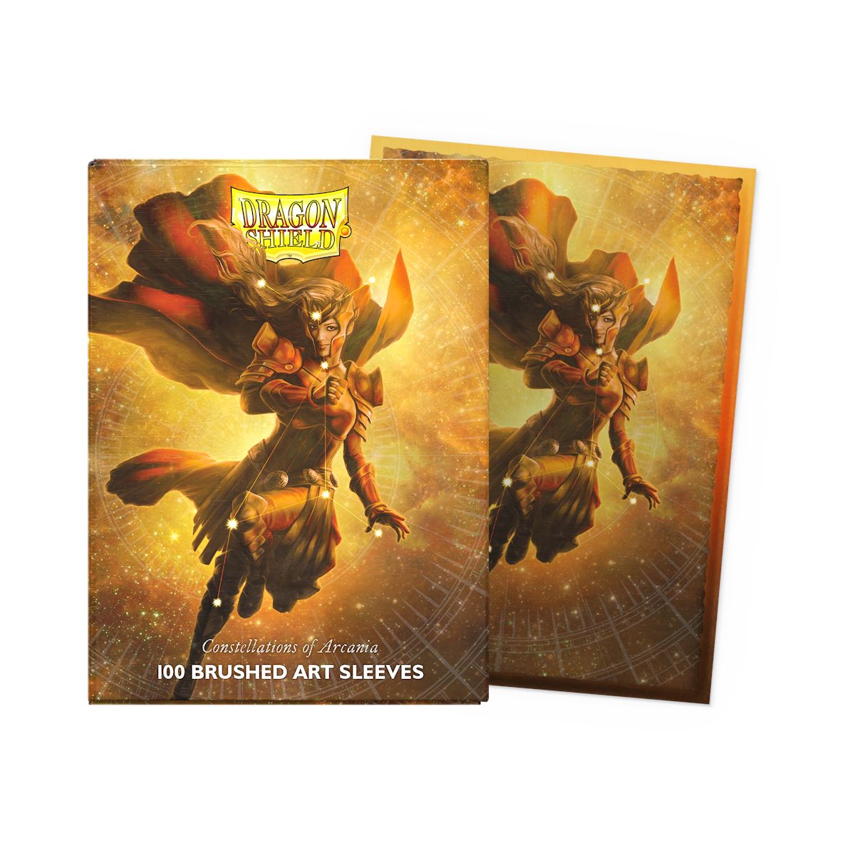 Constellations Alaria - Brushed Art Standard Size Sleeves Card Sleeves Dragon Shield
