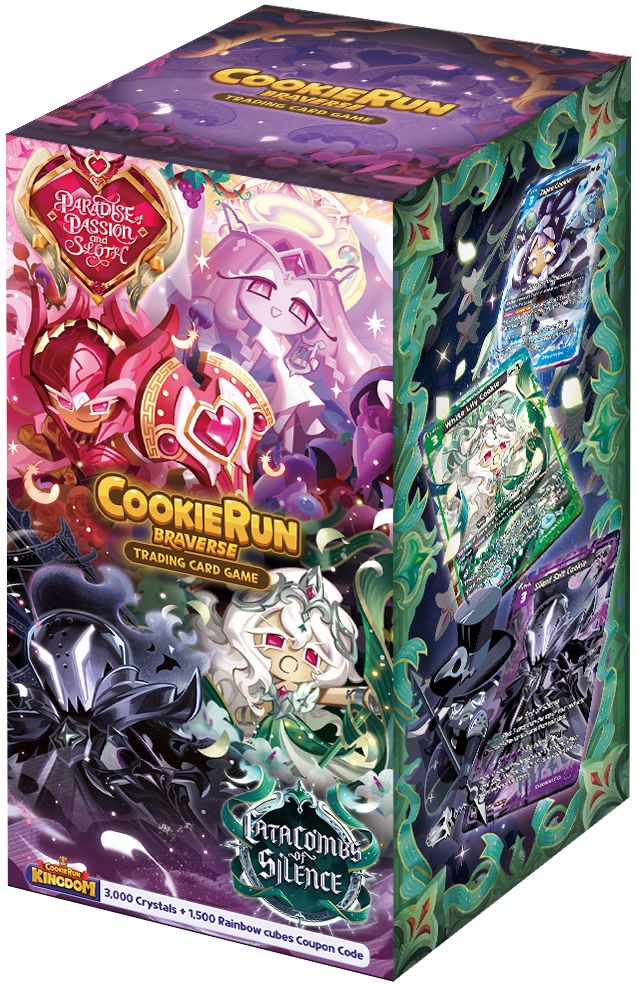 Cookie Run Braverse TCG: Paradise of Passion and Sloth & Silence of Conviction - Booster Box CCG Devsisters 