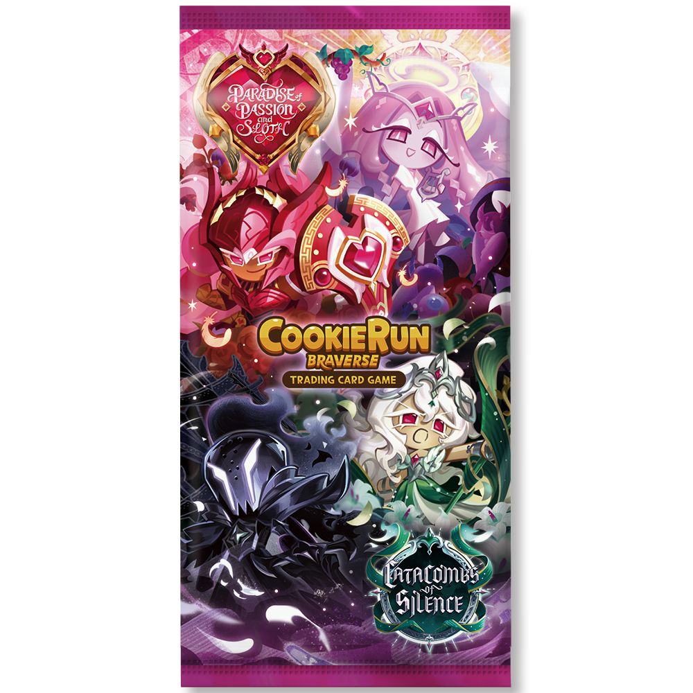 Cookie Run Braverse TCG: Paradise of Passion and Sloth & Silence of Conviction - Booster Pack CCG Devsisters 