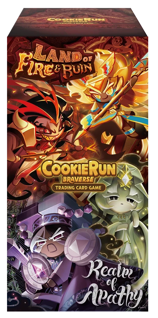 Cookie Run TCG: Realm of Apathy & Land of Fire & Ruin - Booster Display CCG Devsisters 