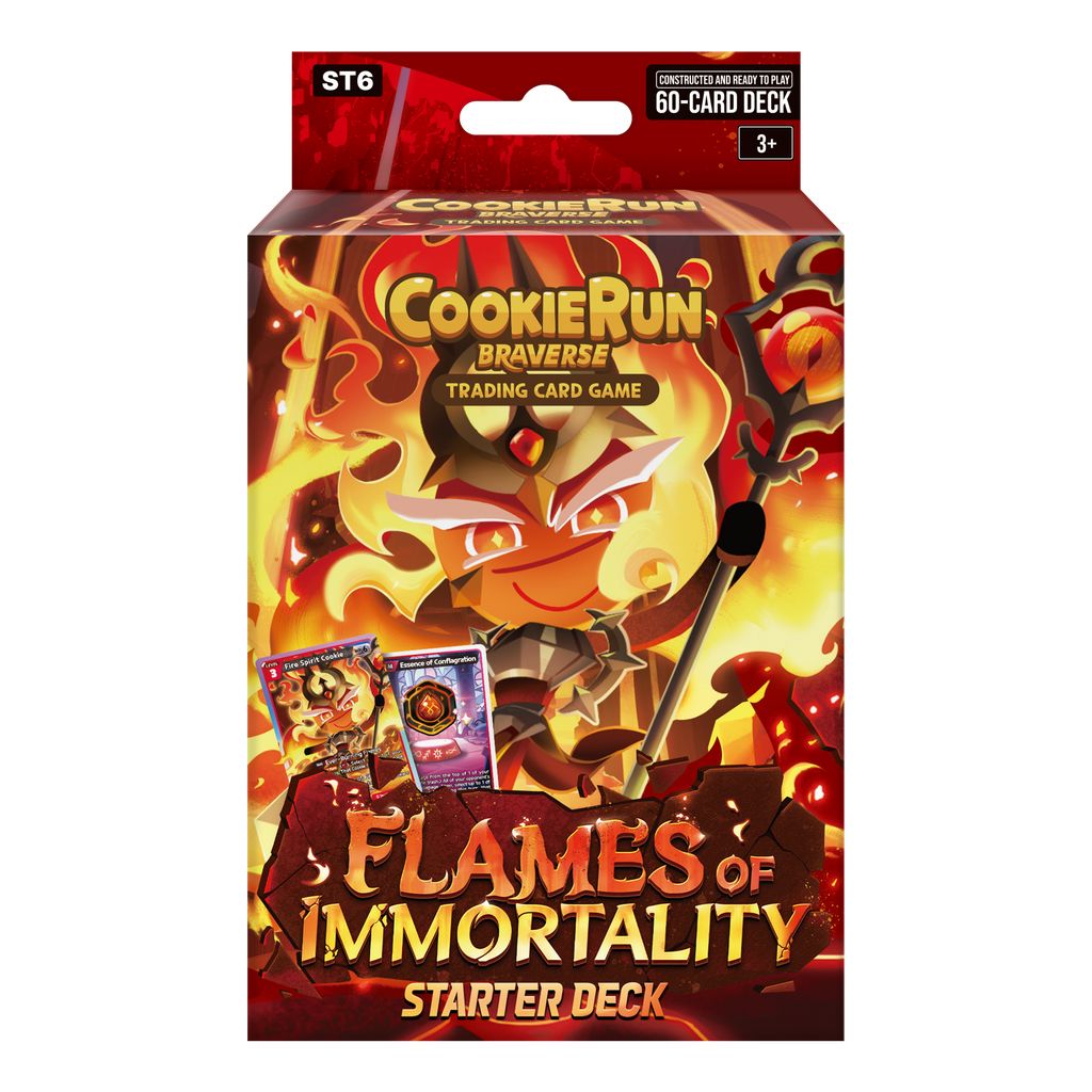 Cookie Run TCG: Starter Deck CCG Devsisters Flames of Immortality 