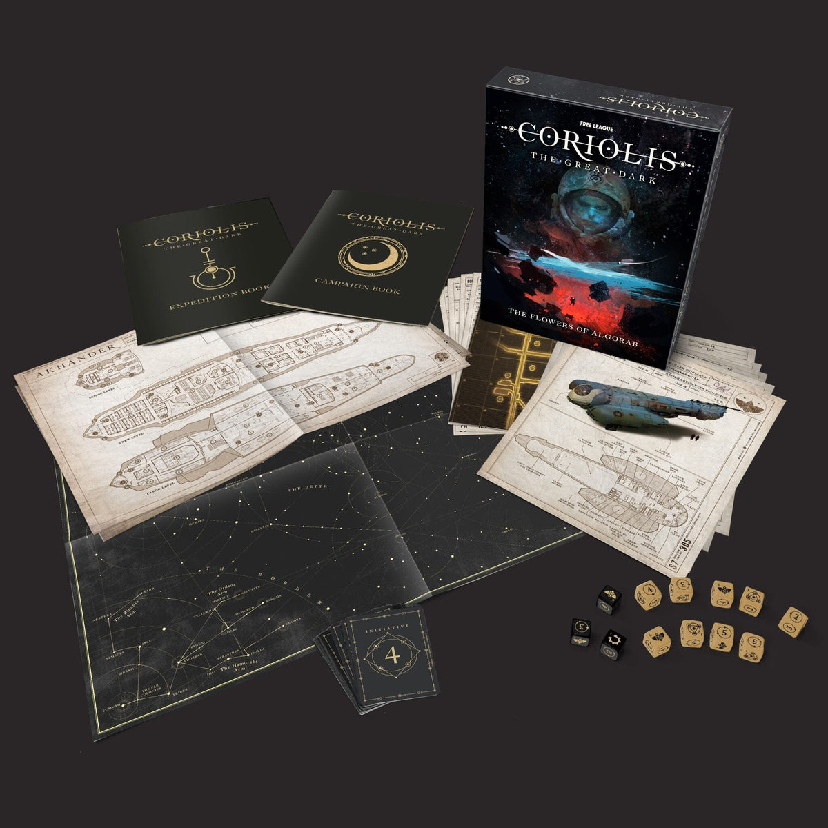 Coriolis The Great Dark: Flowers of Algorab Campaign RPG Free League Publishing 