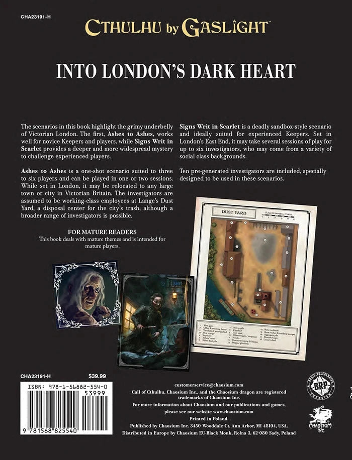 Cthulhu by Gaslight: Dust and Blood RPG Chaosium 