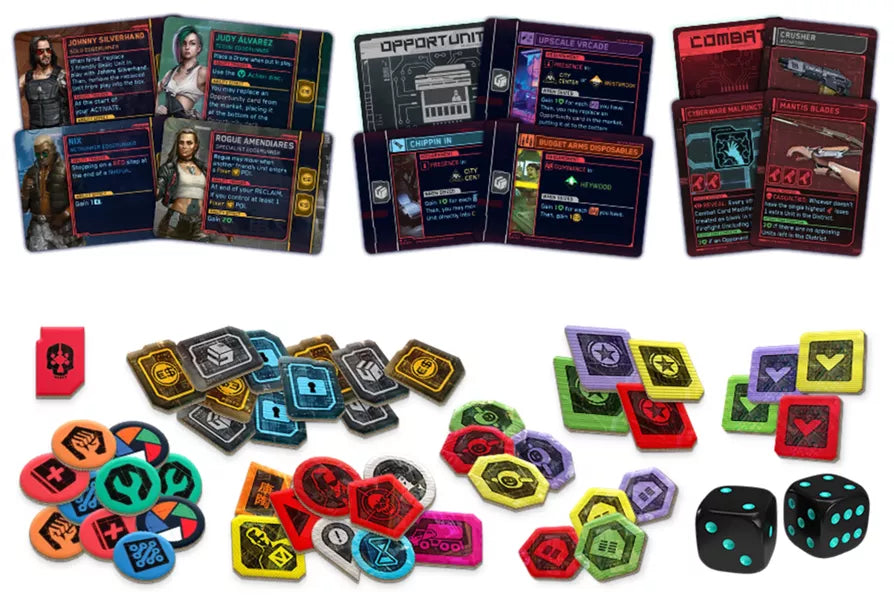 Cyberpunk 2077: Gangs of Night City Board Games CMON