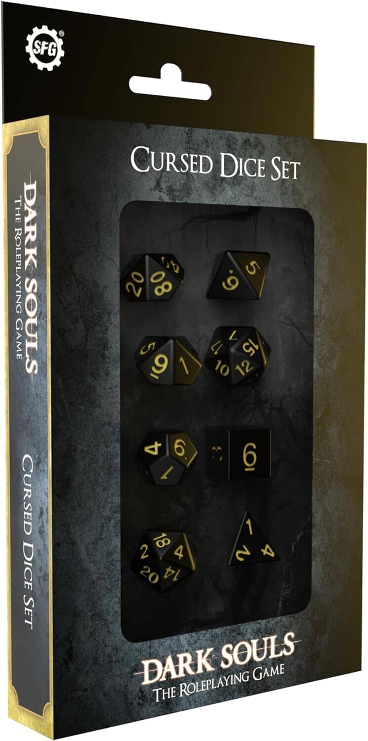 Dark Souls: The Roleplaying Game - Cursed Dice Set Dice Sets & Games Steamforged
