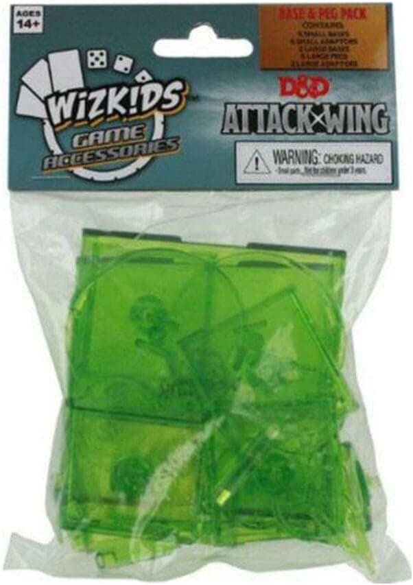 D&D Attack Wing: Base & Peg Pack Accessories Wizkids Green