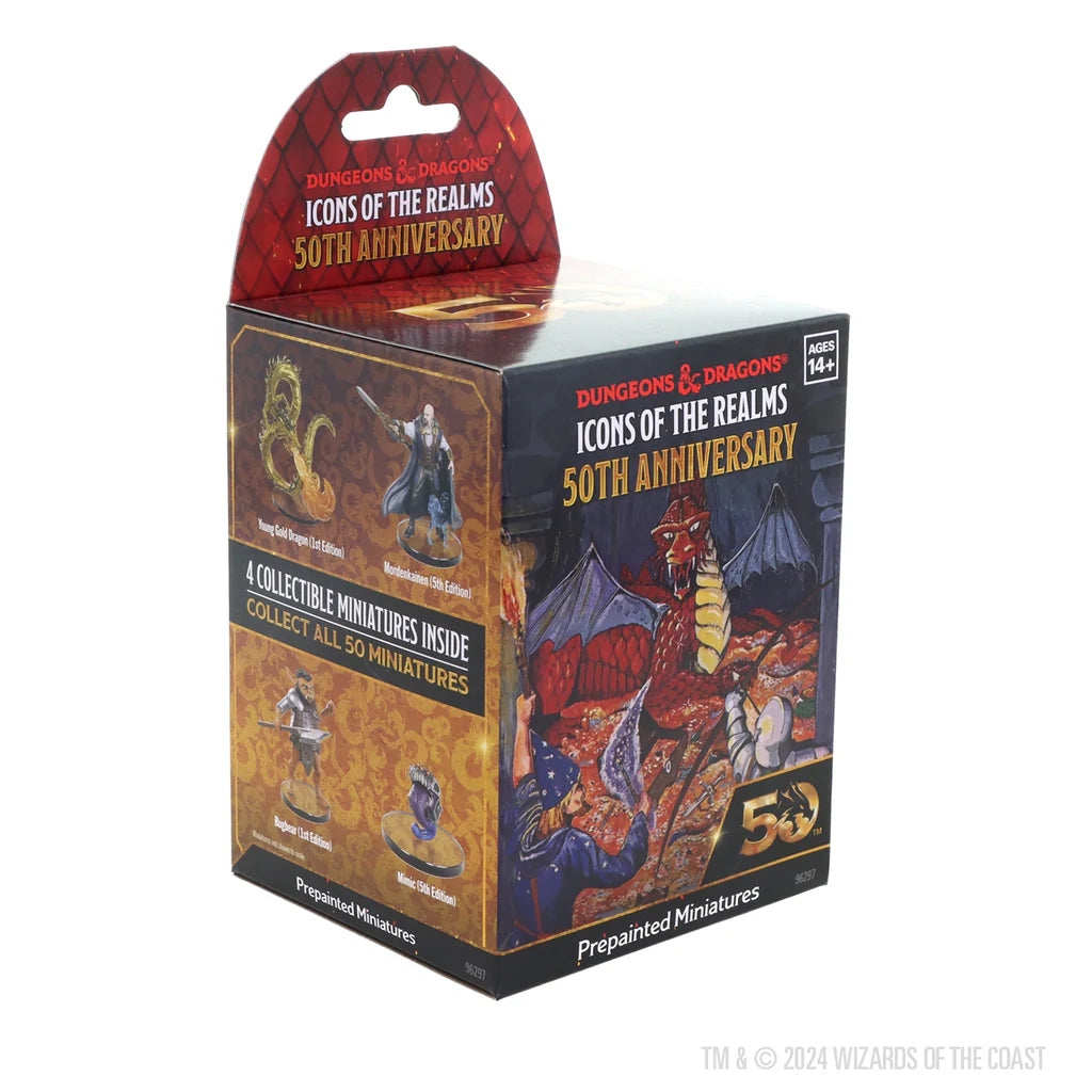 D&D Icons of the Realms: 50th Anniversary Booster Miniatures Wizkids