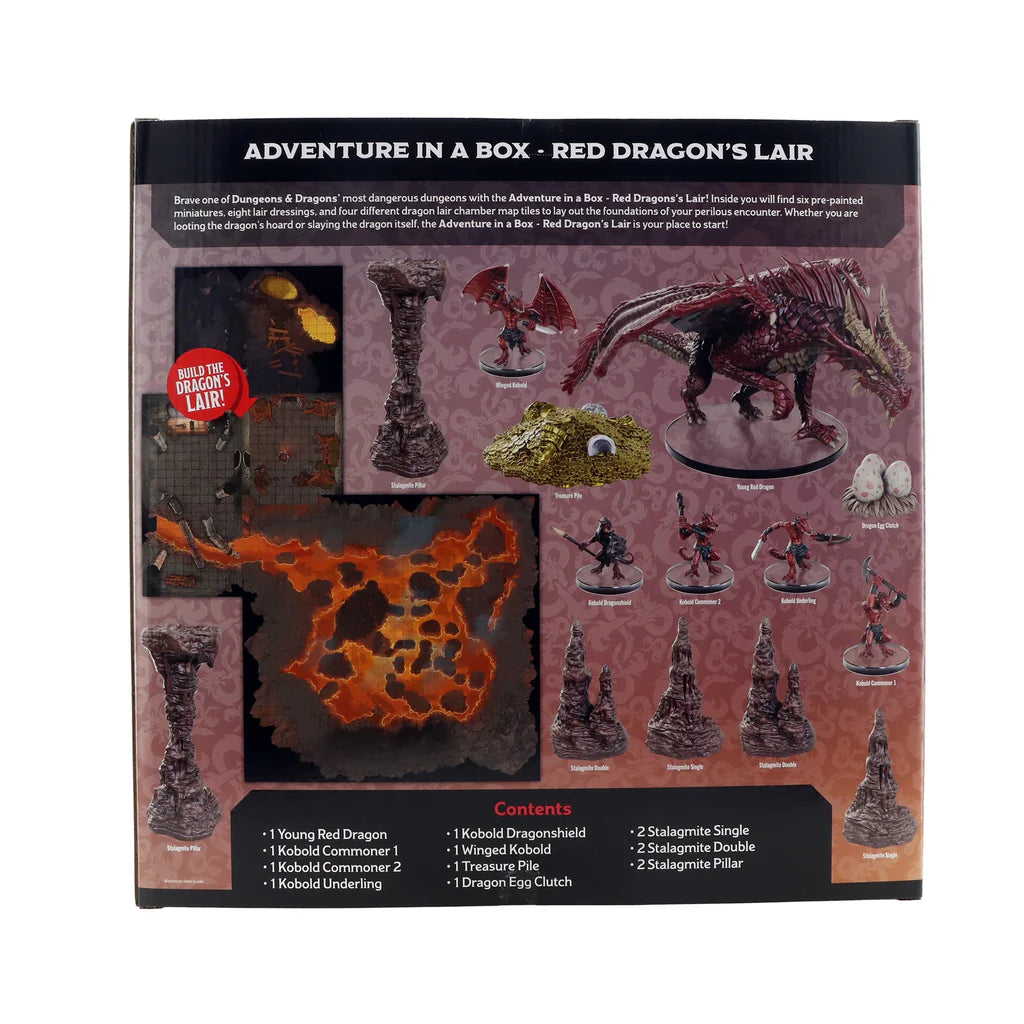 D&D Icons of the Realms: Adventure in a Box - Red Dragon's Lair Miniatures Wizkids