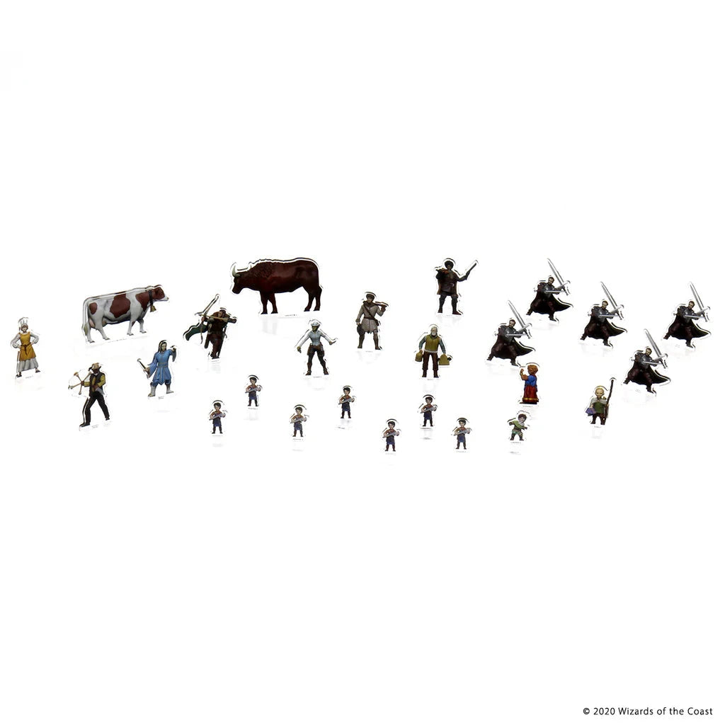 D&D Idols of the Realms: Essentials - Sidekick Pack - 2D Set Miniatures Wizkids