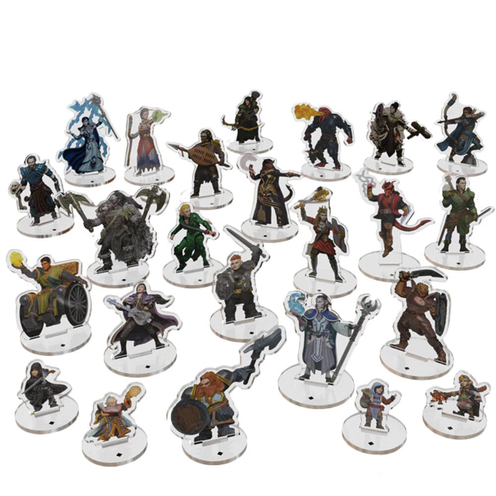 D&D Idols of the Realms: Wizards & Warriors - 2D Set Miniatures Wizkids
