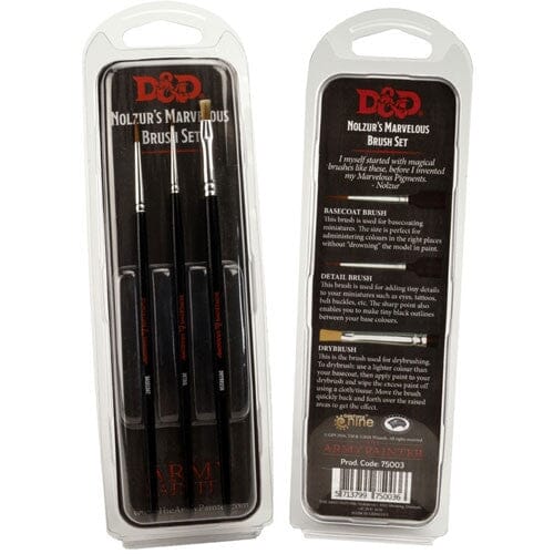 D&D Nolzur's Marvelous Brush Set Brushes The Army Painter